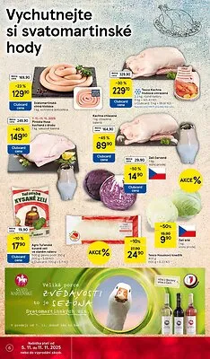 akční leták Tesco 5.11.2025-11.11.2025