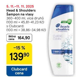 Šampon proti lupům Head&amp