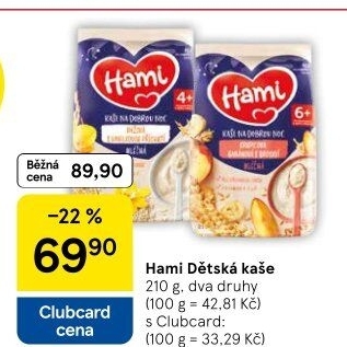 Kaše dětská Hami