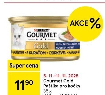 Paštika pro kočky Gold Gourmet Purina