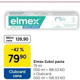 Pasty na zuby Elmex