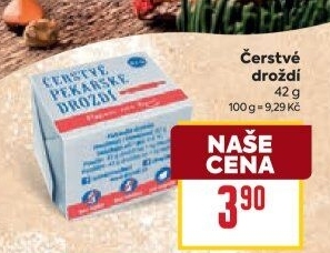 Droždí čerstvé