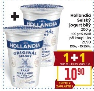 Bílý jogurt selský Hollandia