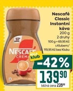 Instantní káva Nescafé Classic