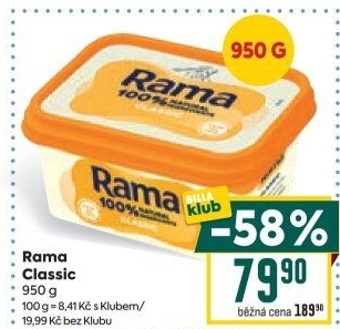 Margarín Classic Rama