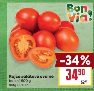 Rajčata oválná Billa Bonvia