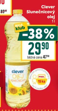 Slunečnicový olej Clever