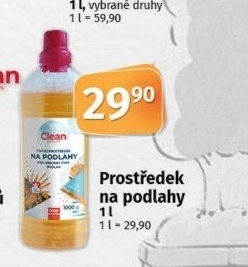 Čistič na podlahy Clean&amp