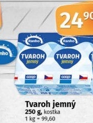 Tvaroh jemný Ranko