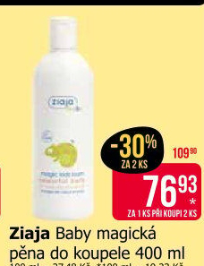 Dětská pěna do koupele Ziaja Baby