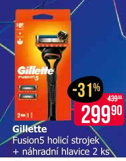 Holicí strojek pánský Gillette Fusion5