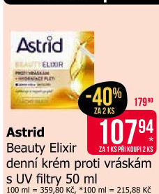 Krém pleťový hydratační proti vráskám Beauty Elixir Astrid