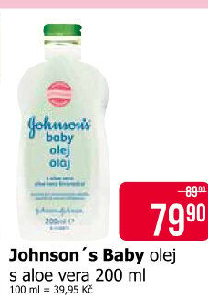 Olej tělový dětský Johnson'