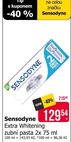 Pasta na zuby Extra Whitening Sensodyne