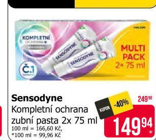 Pasta na zuby Kompletní ochrana Sensodyne