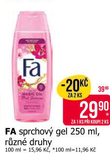 Sprchový gel Fa