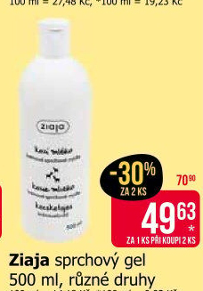 Sprchový gel Ziaja