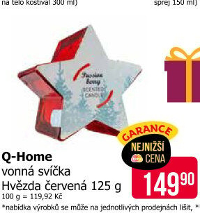 Svíčka vonná Q Home