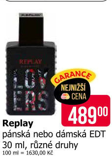 Toaletní voda dámská Replay