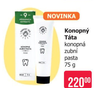 Pasta na zuby Konopný Táta