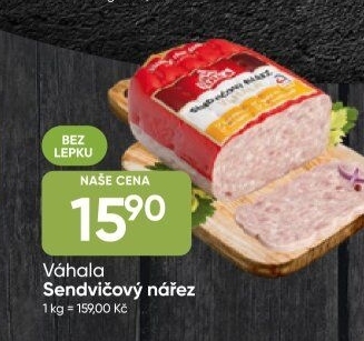 Nářez sendvičový Váhala
