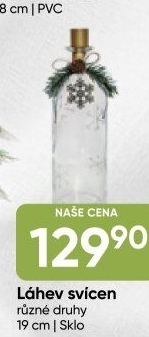 Svícen skleněný