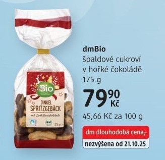 Cukroví dm Bio