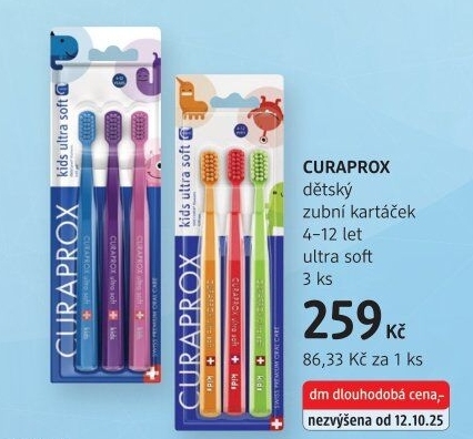 Kartáček na zuby dětský Curaprox