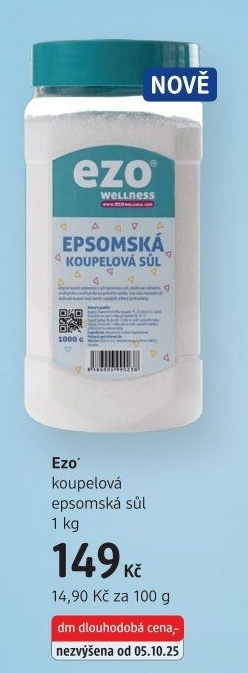 Sůl do koupele Ezo