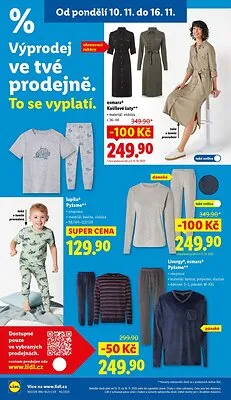 akční leták Lidl 10.11.2025-16.11.2025