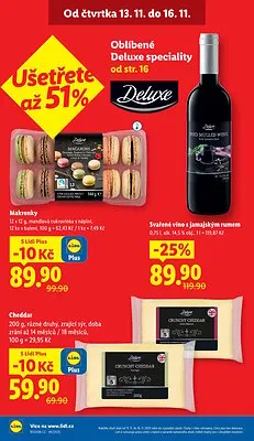 akční leták Lidl 13.11.2025-16.11.2025