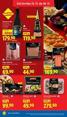 akční leták Lidl 13.11.2025-16.11.2025