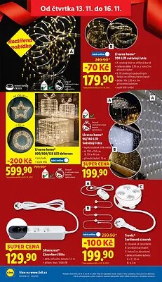 akční leták Lidl 13.11.2025-16.11.2025