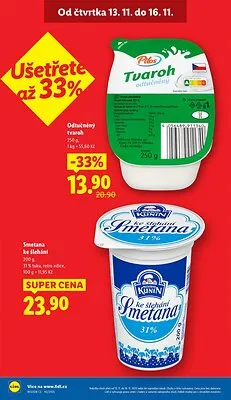 akční leták Lidl 13.11.2025-16.11.2025