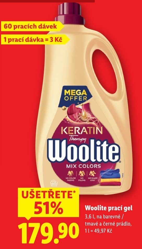 Prací gel Woolite