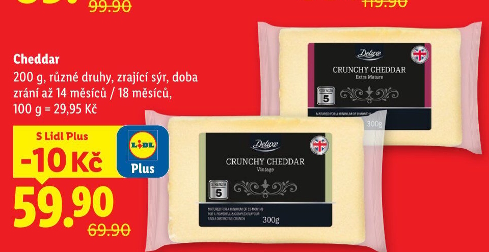 Sýr Cheddar Deluxe