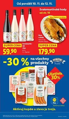 akční leták Lidl 10.11.2025-12.11.2025