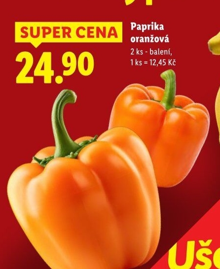 Paprika oranžová