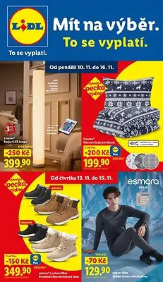 akční leták Lidl 10.11.2025-16.11.2025