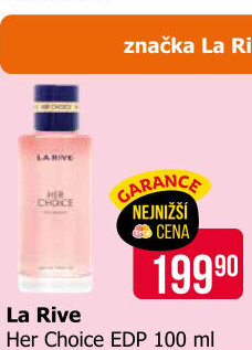 Parfémovaná voda dámská Her Choice La Rive