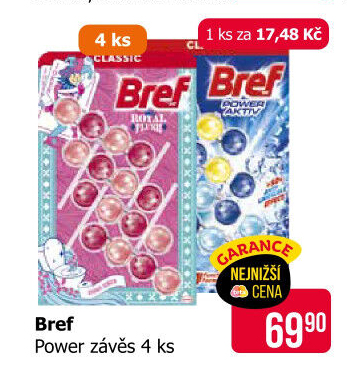 WC blok tuhý Power Aktiv Bref