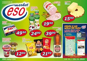 akční leták ESO MARKET 12.11.2025-23.11.2025