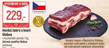 Hovězí žebra s kostí Globus