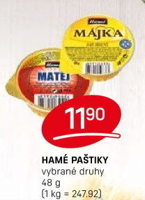 Paštiky Hamé
