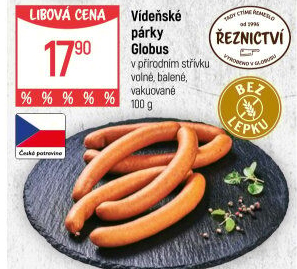 Párky vídeňské Globus