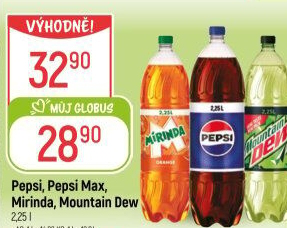 Limonáda bez kalorií Max Pepsi