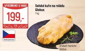 Selské kuře na roládu Globus