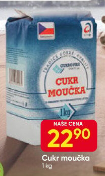 Cukr moučka Cukrovar Vrbátky
