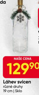 Svícen skleněný