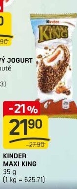 Dezert Maxi King Kinder
